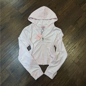 NWT Juicy Couture Pink Zip-Up Hoodie